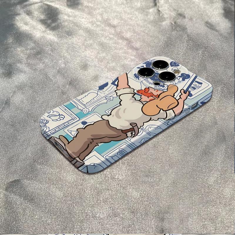 Ốp Điện Thoại Chống Sốc Họa Tiết Tranh Vẽ Đơn Giản Cho Iphone 1211 14pro 78plus 6In13