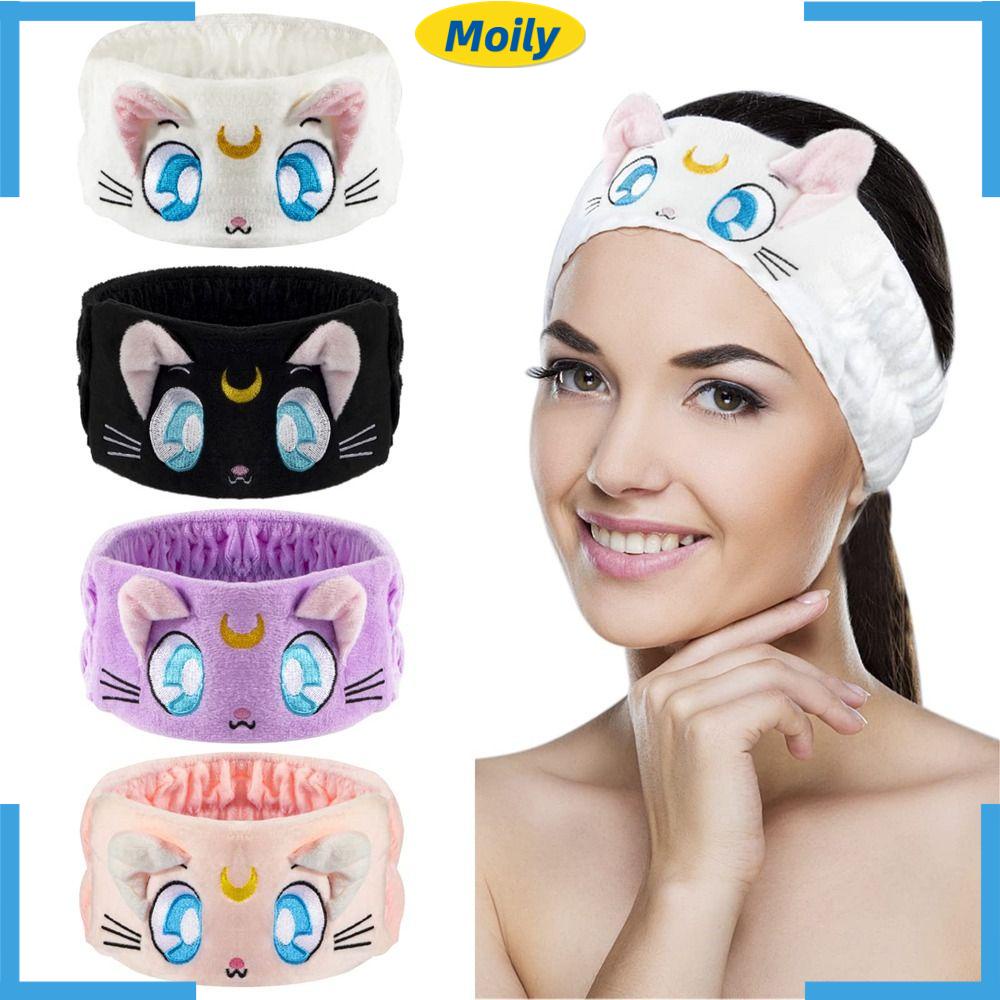 Bộ 4 Băng Đô Cài Tóc Họa Tiết Mèo Dễ Thương Bắt Mắt