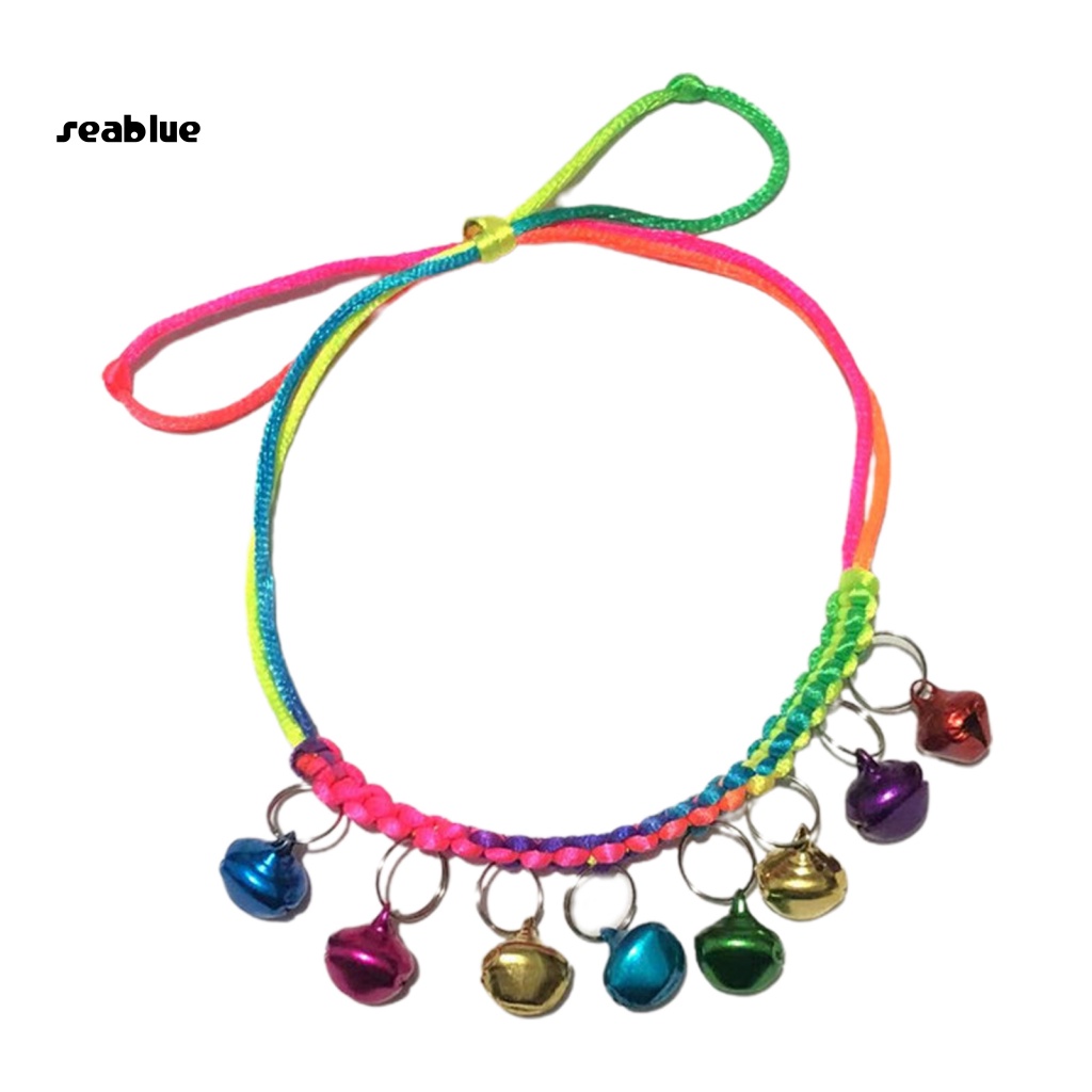 Vòng Cổ Handmade Có Chuông Màu Đỏ Thời Trang Nhẹ Nhàng Thoải Mái Dành Cho Thú Cưng