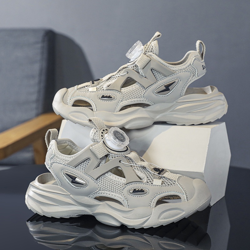 Xăng đan Thể Thao Mùa Hè Chống Trượt Bằng Cao Su Cho Trẻ Em Mới