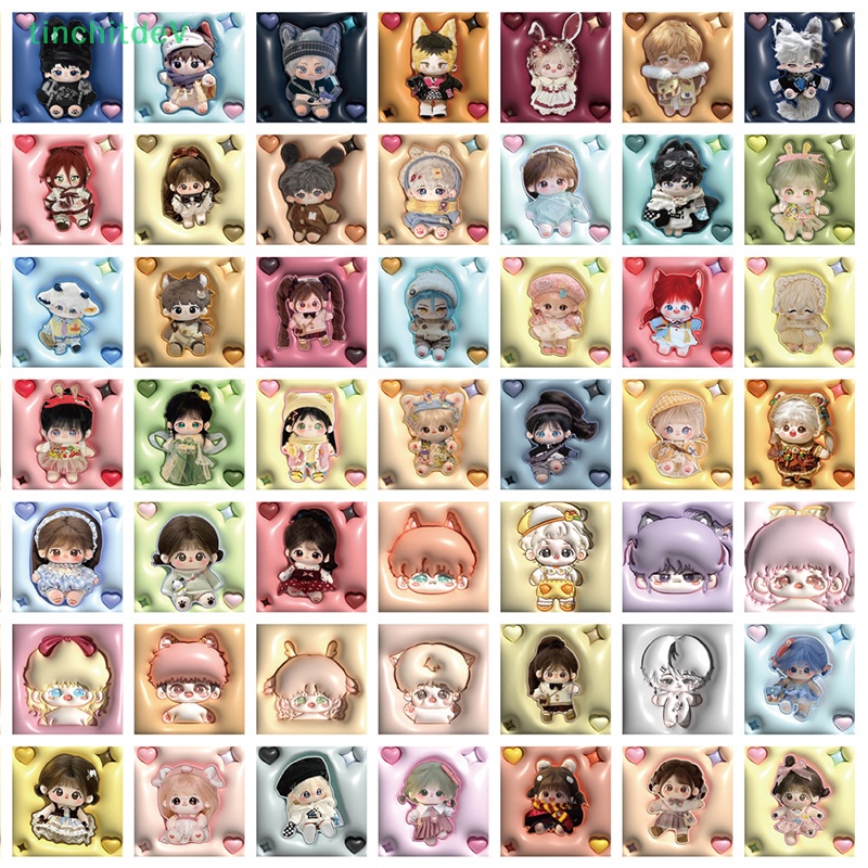 Bộ 62 Miếng Dán Hoạt Hình Bằng Cotton Mềm Mại Trang Trí Ván Trượt / Laptop / Xe Hơi