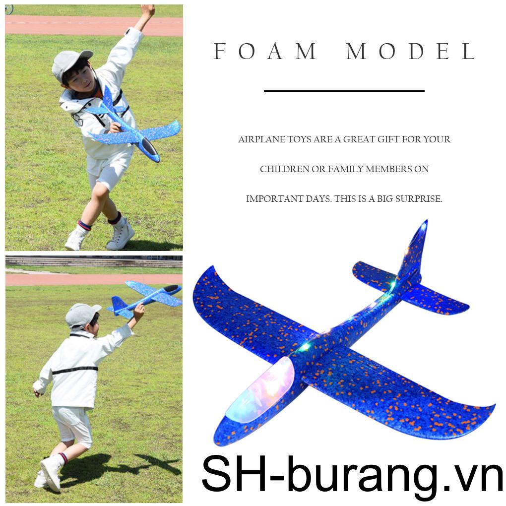 Máy Bay Đồ Chơi Phát Sáng Kích Thước Nhỏ Gọn Chống Mài Mòn Thiết Kế Đơn Giản Cho Trẻ Em