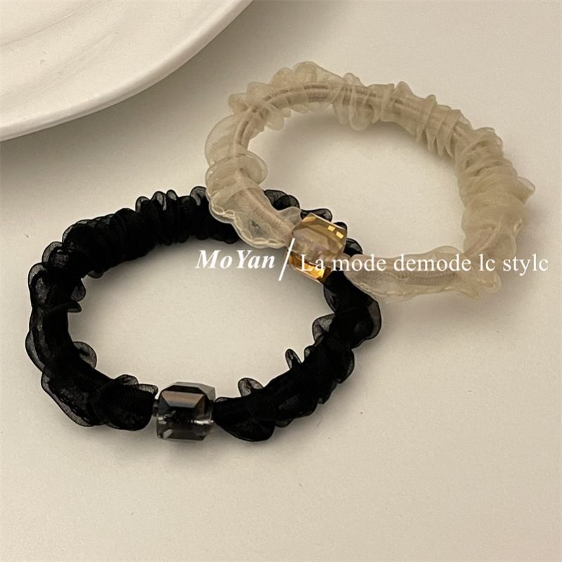 Dây Buộc Tóc Cao Su Organza Phong Cách Mới Cho Nữ
