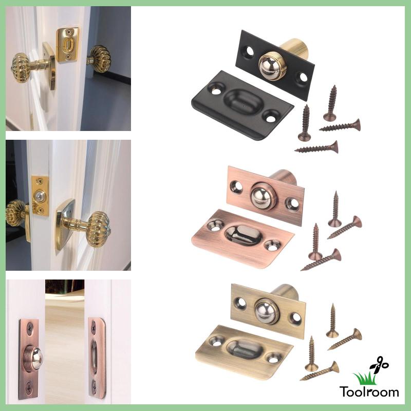 [Toolroom] Chốt Cửa Bóng Màu Đen