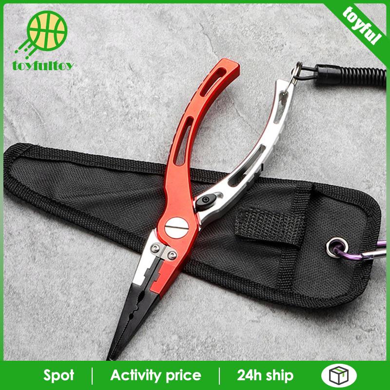 Kìm Gỡ Lưỡi Câu Cá Trọng Lượng Nhẹ Kèm Túi Đựng Tiện Dụng