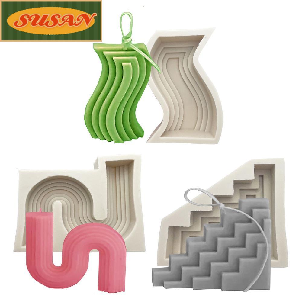 Khuôn Làm Nến Thơm / Xà Phòng Thủ Công Hình Bậc Thang