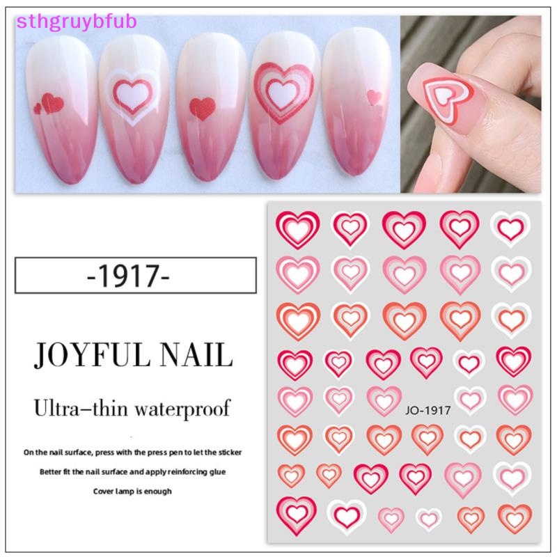 Sticker Màu Gradient Trang Trí Móng Tay Nghệ Thuật