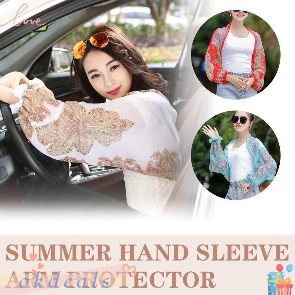 Khăn Choàng Cổ Mỏng Dài 60-80cm Bảo Vệ Cánh Tay Chống Nắng Cho Nữ