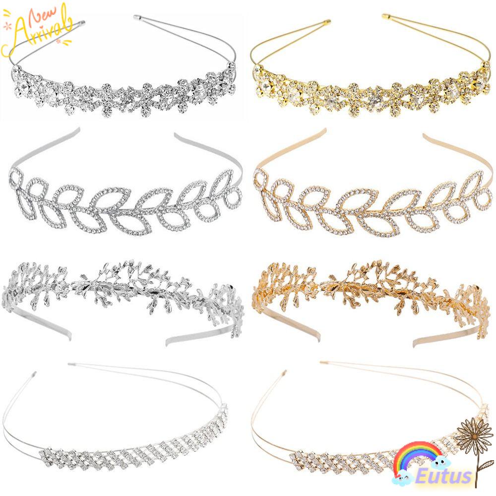 Lược Cài Tóc Trang Trí Hình Hoa Lá Lấp Lánh Thanh Lịch