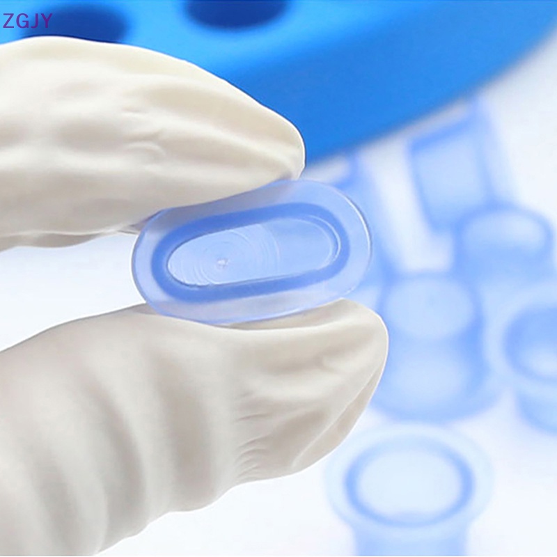 Set 100 Cốc Silicone Trong Suốt Đựng Mực Xăm Mới