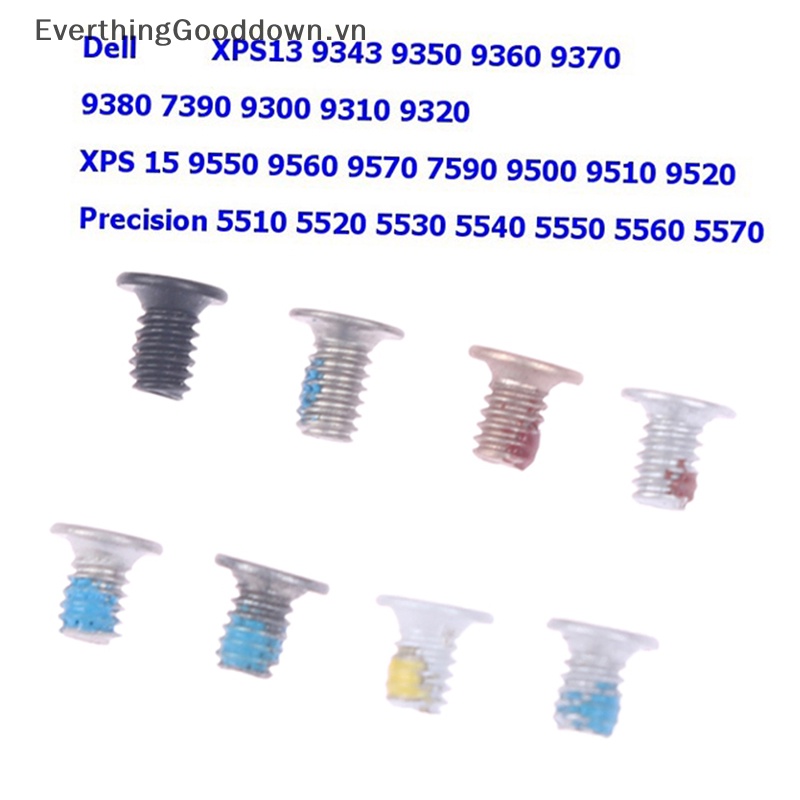 Bộ 10 Ốc Vít Gắn Đáy Laptop Dell XPS13 9300 9310 XPS15 9550 7590 9510 vn