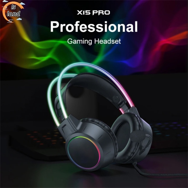Tai Nghe Chụp Tai X15 Pro Onikuma Rgb Jack 3.5mm Có Micro Linh Hoạt Cho Xbox Ps5 Ps4