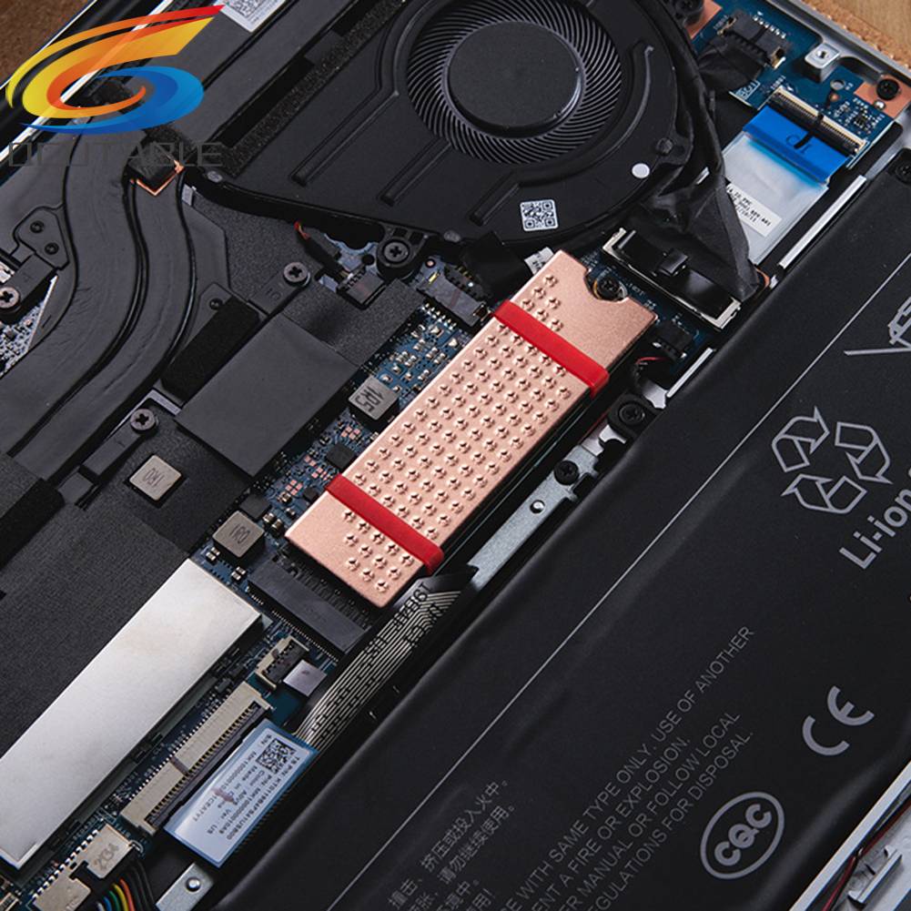 Bộ Tản Nhiệt Bằng Đồng Với Đệm Silicone Tản Nhiệt Cho M.2 2280 SSD