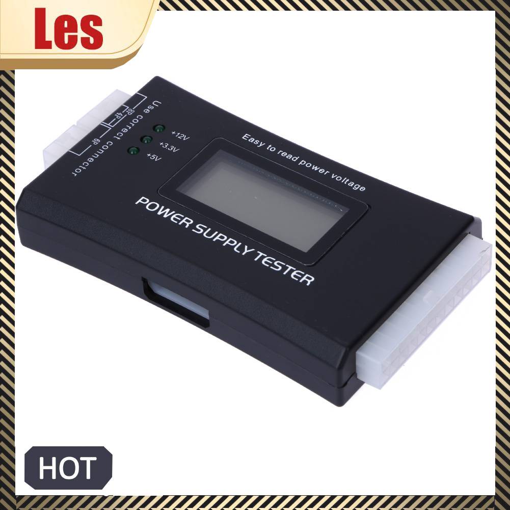 Dụng Cụ Kiểm Tra Nguồn Điện 20 / 24 Pin Với Màn Hình LCD Kỹ Thuật Số