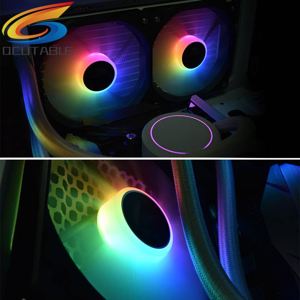 Quạt Tản Nhiệt CPU XF-12025 12cm 3 Pin ARGB DC 12V Nhiều Màu Sắc