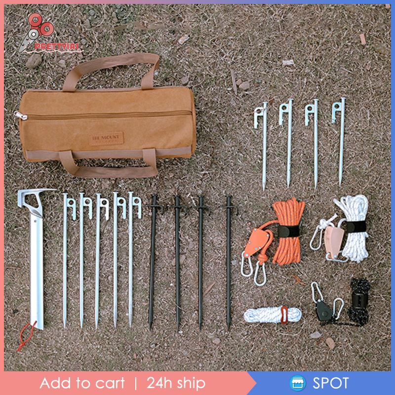 [Prettyia1] Túi Đựng Cọc Lều Cắm Trại Sức Chứa Lớn