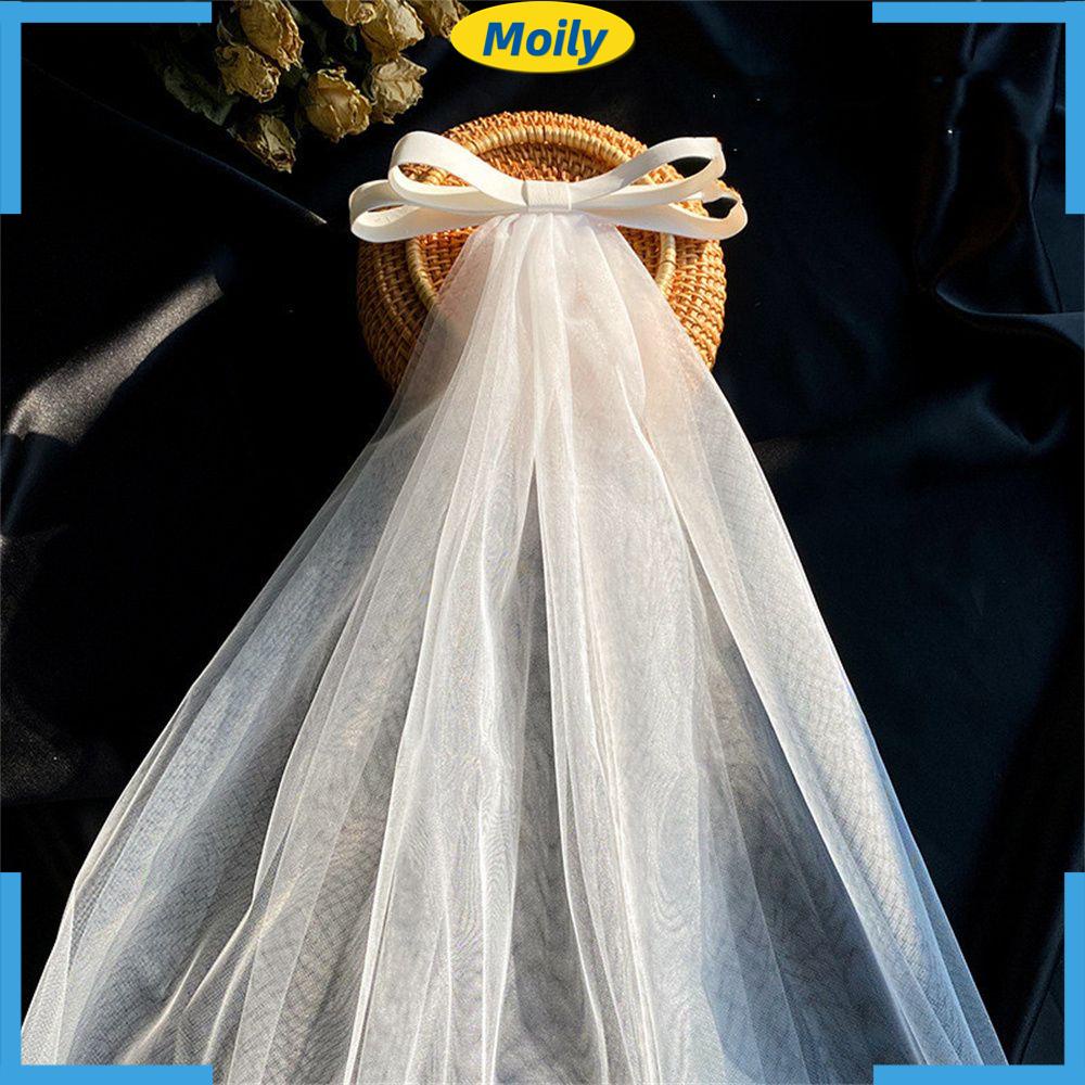 MOILYVN Mạng Che Mặt Phụ Kiện Trang Trí Tóc Cho Cô Dâu