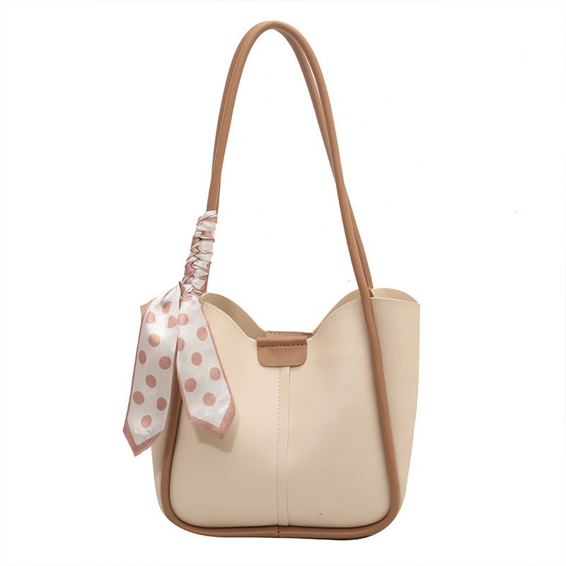 Túi Xách Lụa Cỡ Lớn Màu Tương Phản Phong Cách Mới 2023 Cho Nữ