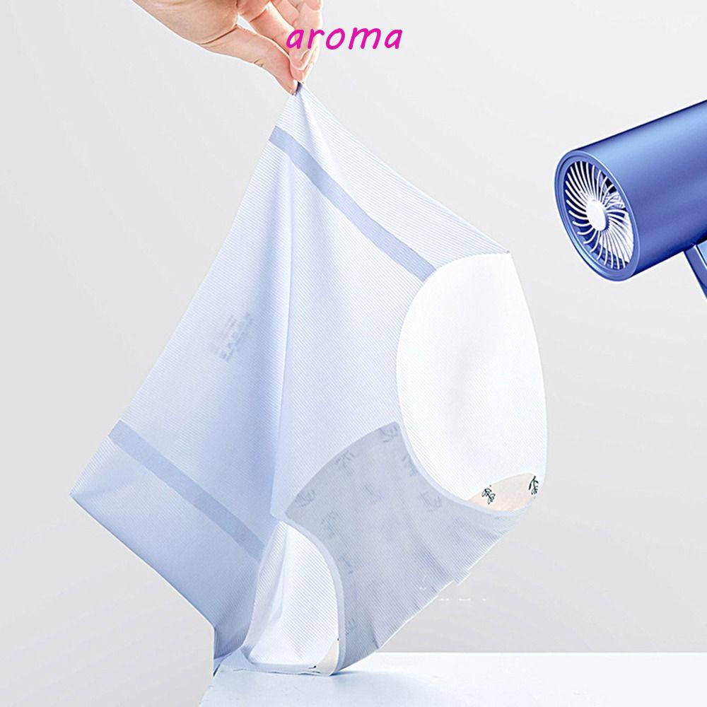 AROMA Quần Lót Lụa Lạnh Mỏng Thoáng Khí Màu Sắc Ngọt Ngào Cho Nữ