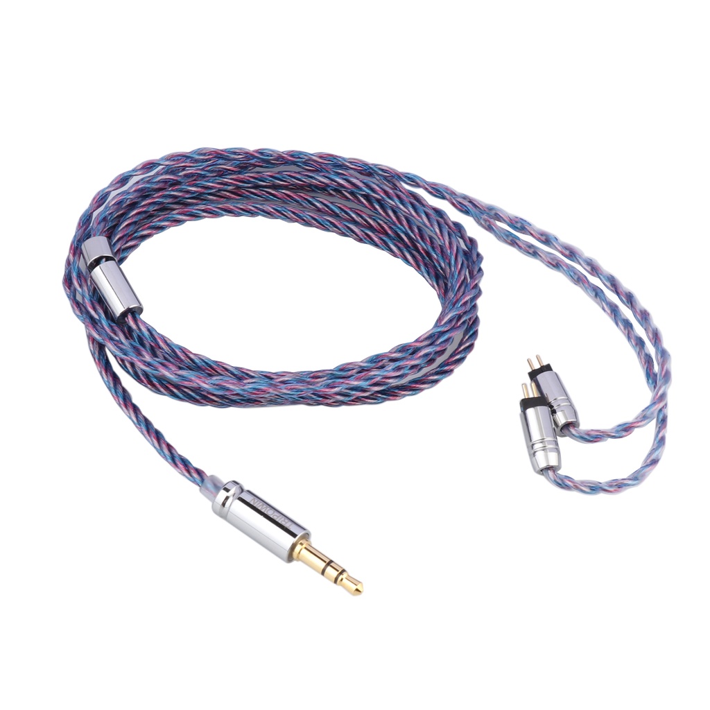 Tripowin Sirene 4 Cores IEM Cable 24AWG OFC Replacement Cable 32 Wires Per Core with PVC Cover for In Ear Monitor Audiophile
