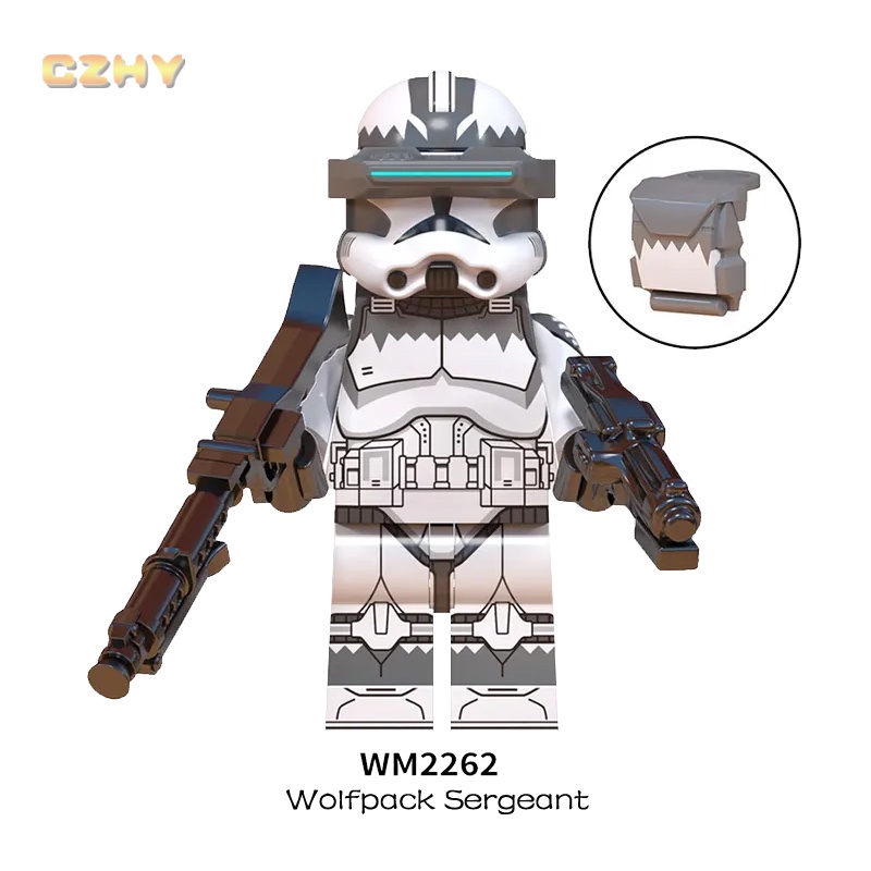 Mô Hình Lắp Ráp Nhân Vật Thuyền Trưởng Bộ Phim Star Wars Mini WM6128