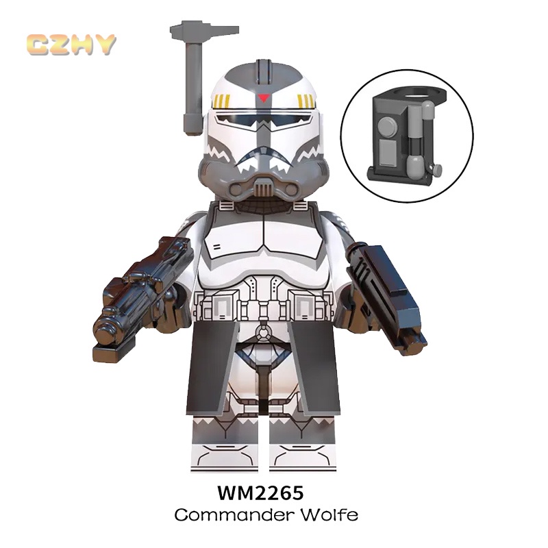 Mô Hình Lắp Ráp Nhân Vật Thuyền Trưởng Bộ Phim Star Wars Mini WM6128
