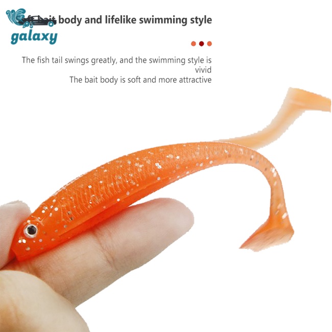 Galaxy Set 50 Mồi Giả Nhử Cá Hình Chữ T Chất Lượng Cao