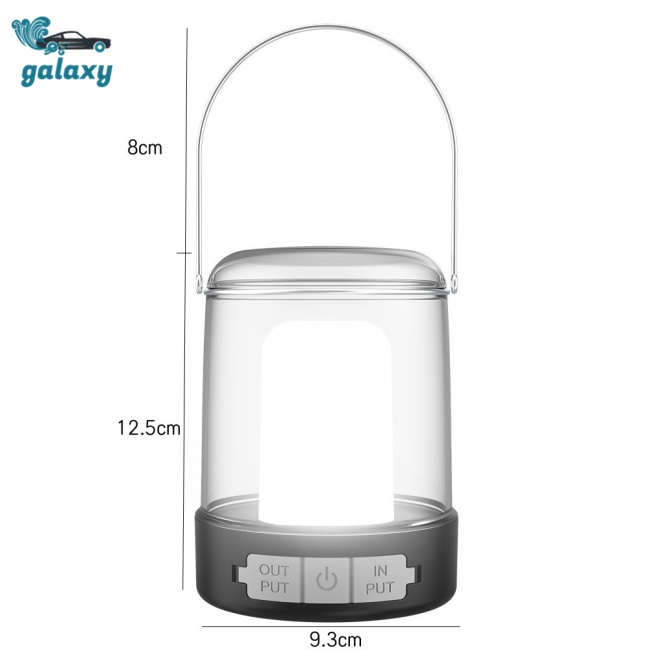 Galaxy Đèn Led Cắm Trại 3 Chế Độ Kèm Sạc Usb Tiện Dụng