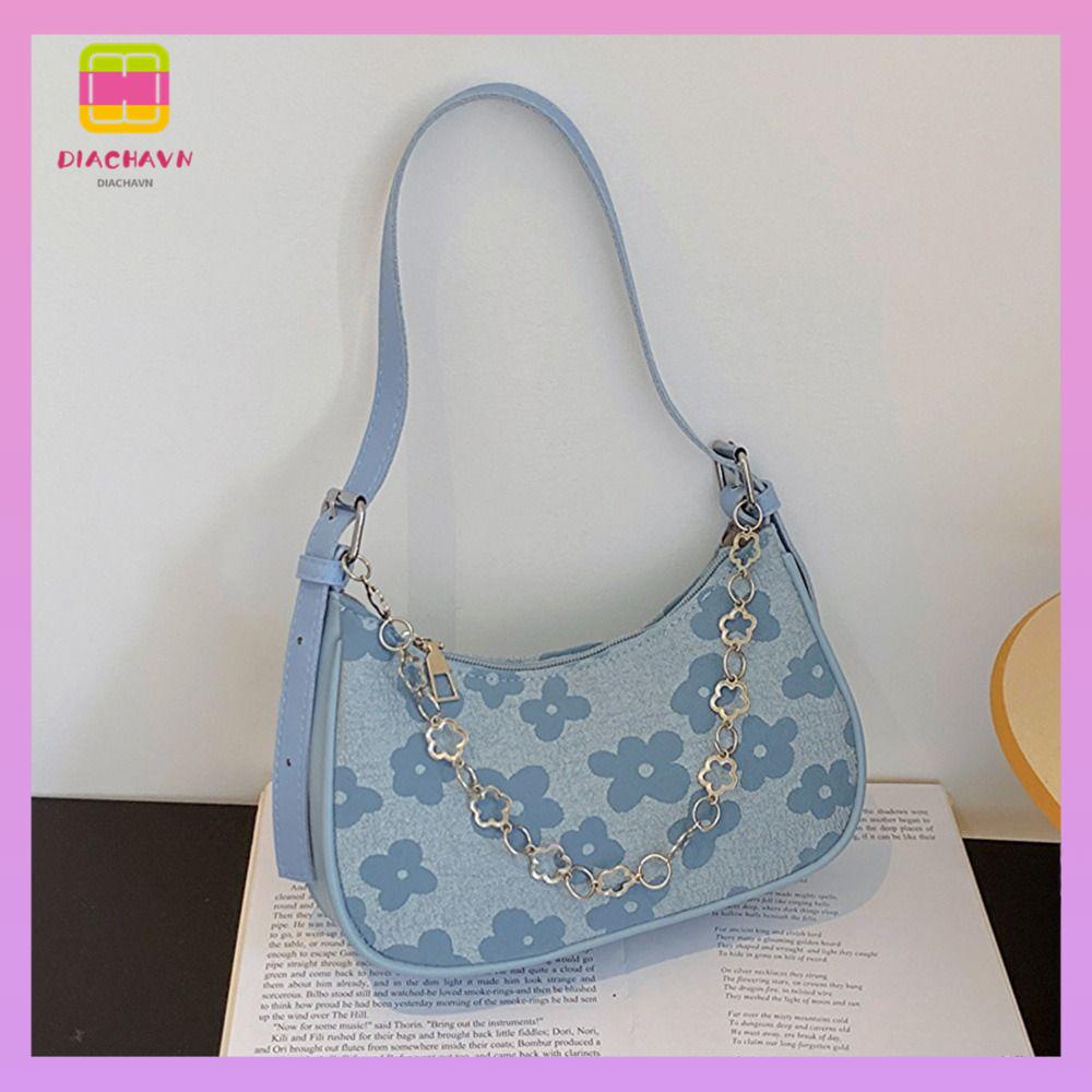DIACHAVN Túi Đeo Chéo Vai Có Khóa Kéo Thời Trang Sành Điệu Cho Nữ