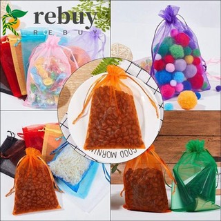 Set 100 túi lưới dây rút bảo vệ trái cây chống chim chóc côn trùng đa dụng