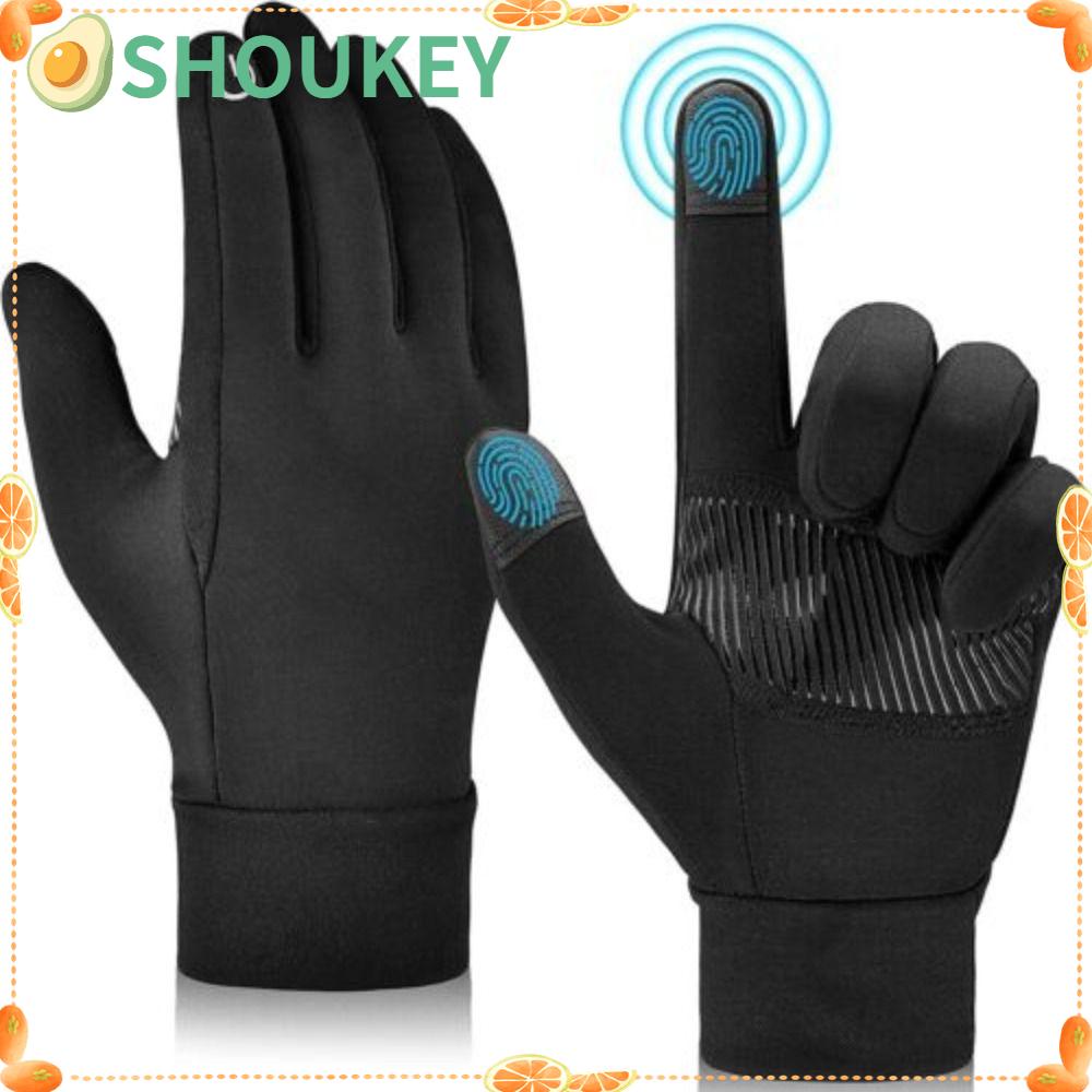 SHOUKEY Găng Tay Lái Xe Giữ Ấm Cao Cấp Thời Trang Dành Cho Cả Nam Và