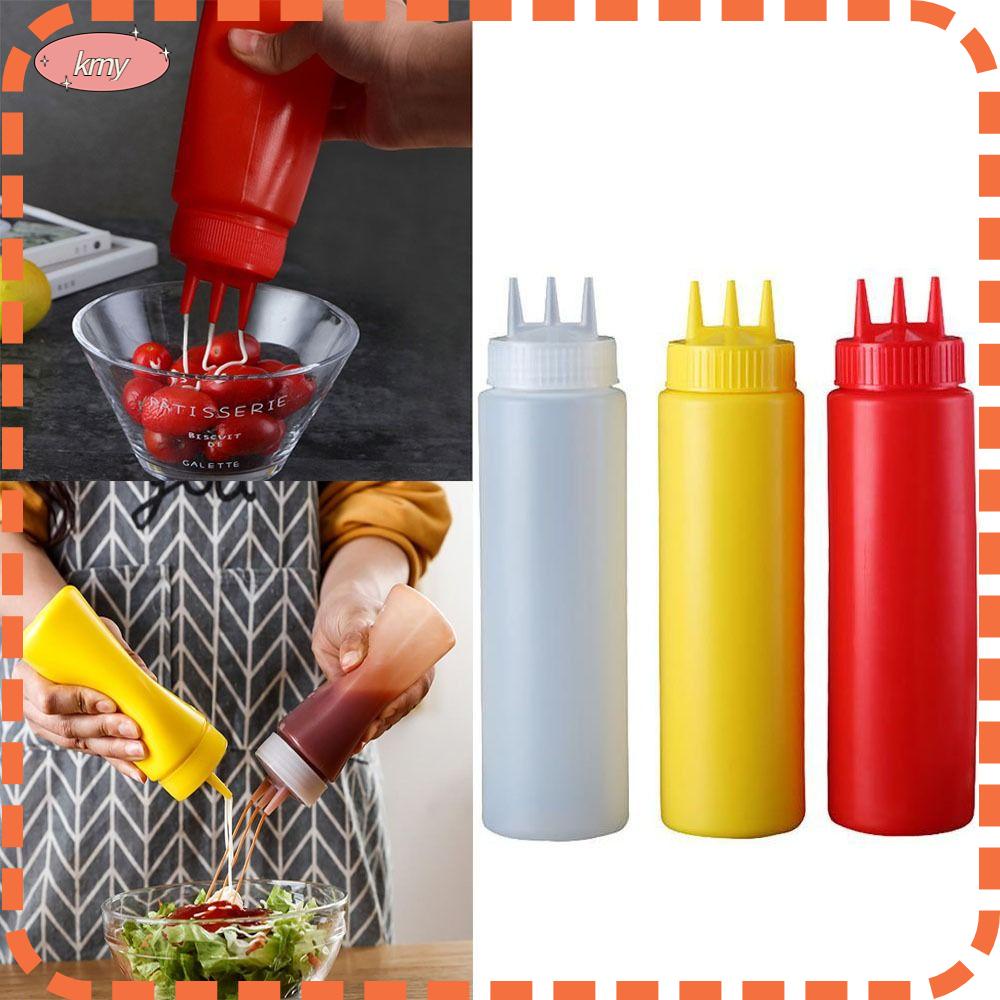 KRNY Set 3 Chai Đựng Mứt Dạng Bóp Có Thể Tái Sử Dụng