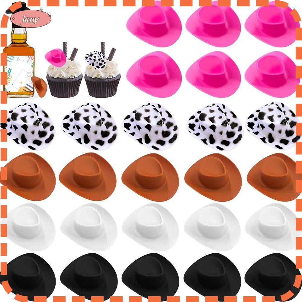 KRNY Set 20 Mũ Cao Bồi Mini Trang Trí Bánh Kem