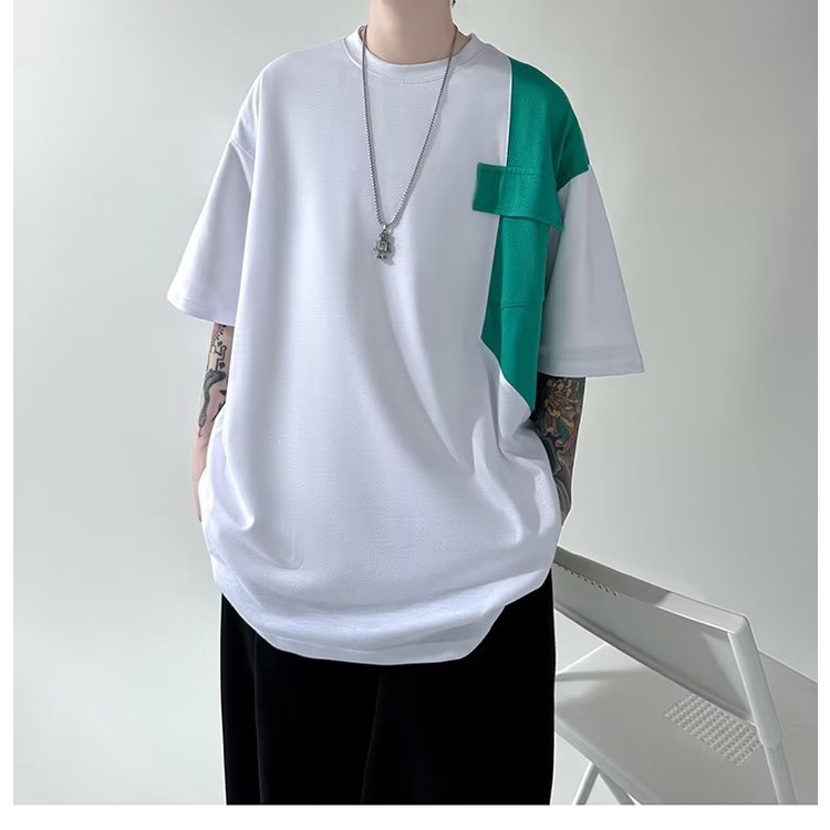 Áo Thun Nam Tay Ngắn Phong Cách Đường Phố Năng Động