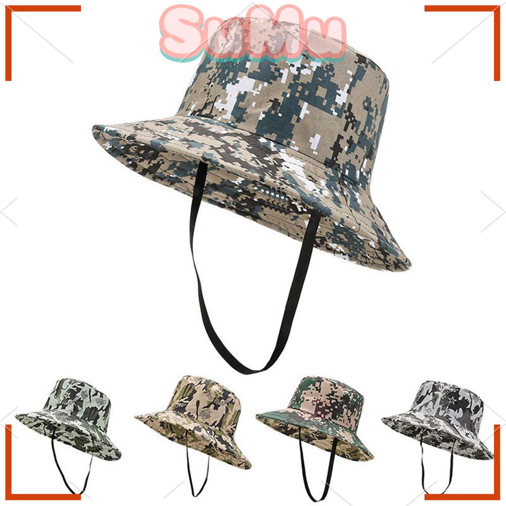 SUMU Mũ Rộng Vành Họa Tiết Rằn Ri Thời Trang Mùa Hè Cho Nam Nữ