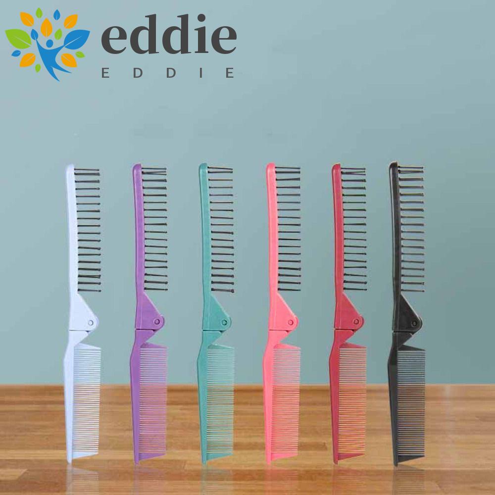 26EDIE Lược Chải Tóc Thiết Kế Hai Đầu Răng Lược Gấp Gọn Tiện Dụng Cho Thợ Cắt Tóc
