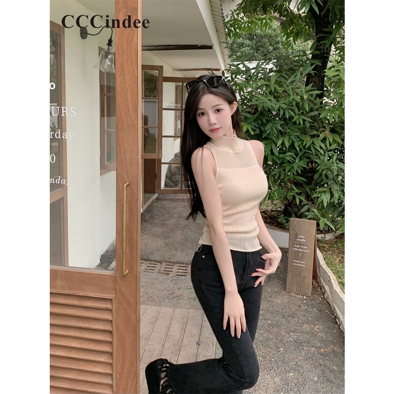 Áo Tank Top Ôm Dáng Màu Trơn Thời Trang 2023 Gợi Cảm Cho Nữ