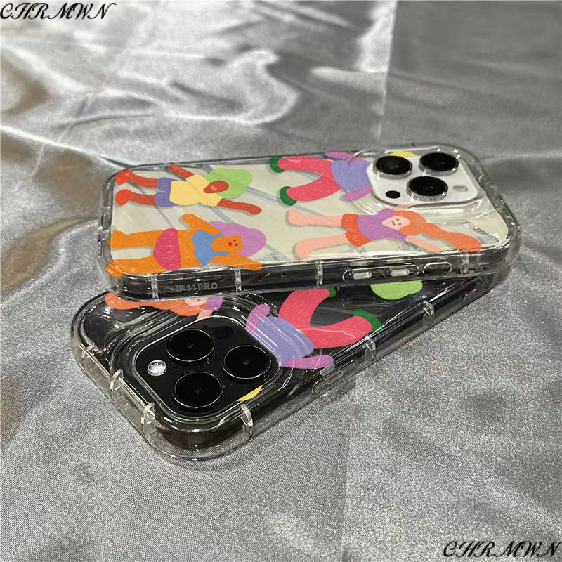 Ốp Điện Thoại Mềm Trong Suốt 117 Màu Tùy Chọn Cho iPhone14promax1312 / / xr People 8 RMNC