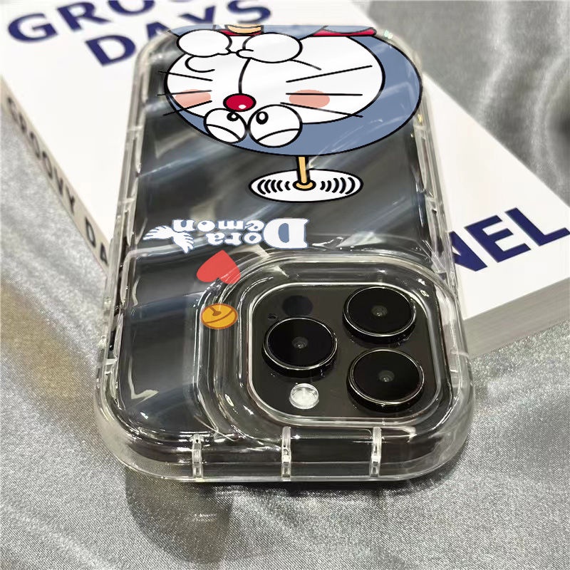 Ốp Điện Thoại Mềm Trong Suốt Hình Mèo Dễ Thương Cho iPhone14promax 1312 / 11 7 / 8plus xr / sins LI0A