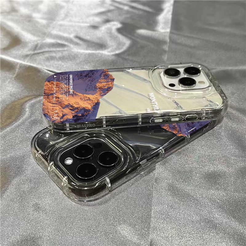 Ốp Điện Thoại Mềm Trong Suốt Phiên Bản Jinshan Dễ Thương Cho Iphone 14Promax 1312 / 11 7 / 8plus xr / sins YZUJ