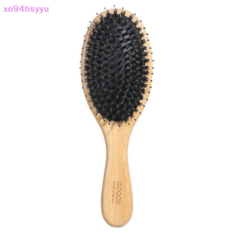 1 Lược Chải Tóc xo94bsyyu Tay Cầm Bằng Tre Tự Nhiên Chống Tĩnh Điện Mát Xa Da Đầu
