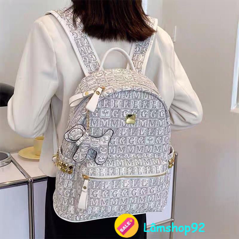 Balo nữ Hoạ Tiết GML Unisex Hot Trend 2023 Phong Cách Hàn Quốc trẻ trung balo học sinh