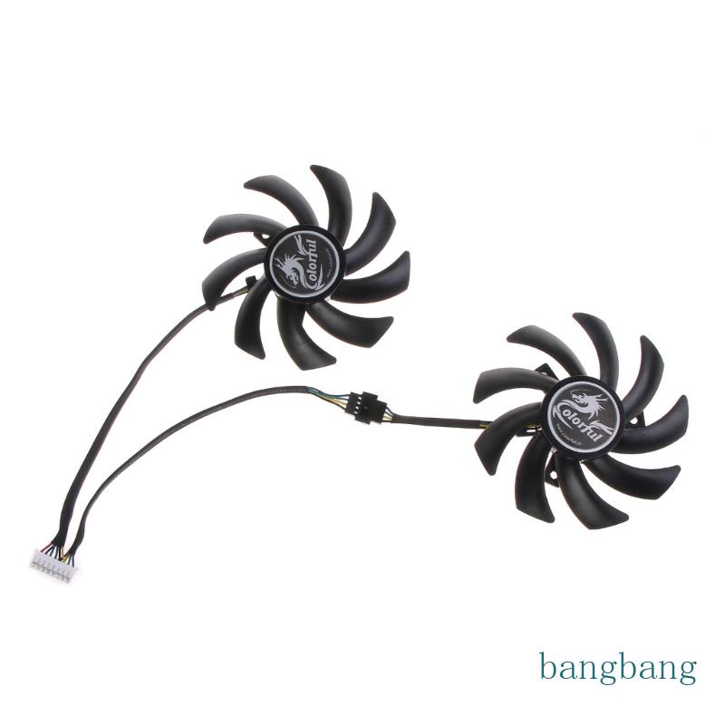 Quạt Tản Nhiệt GPU 86mm 4Pin 12V Nhiều Màu Sắc Cho GeForce RTX2060 6G 2060S 2070 8G 2060 Thẻ