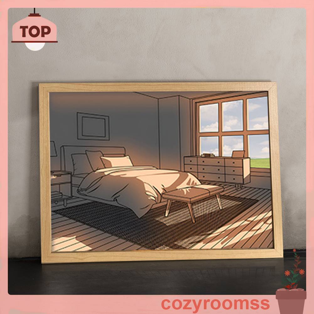 Đèn Acrylic Vẽ Hình Độc Đáo Trang Trí Nội Thất