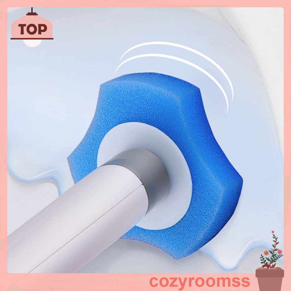 Set 10 Đầu Cọ Vệ Sinh Toilet Dùng Một Lần Tiện Dụng