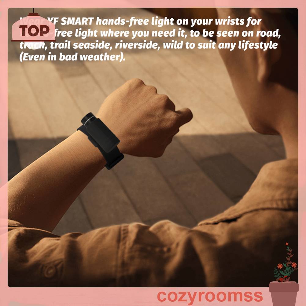 Vòng Tay Đèn Cắm Trại Chống Nước 200LM Type-C USB 230mAh