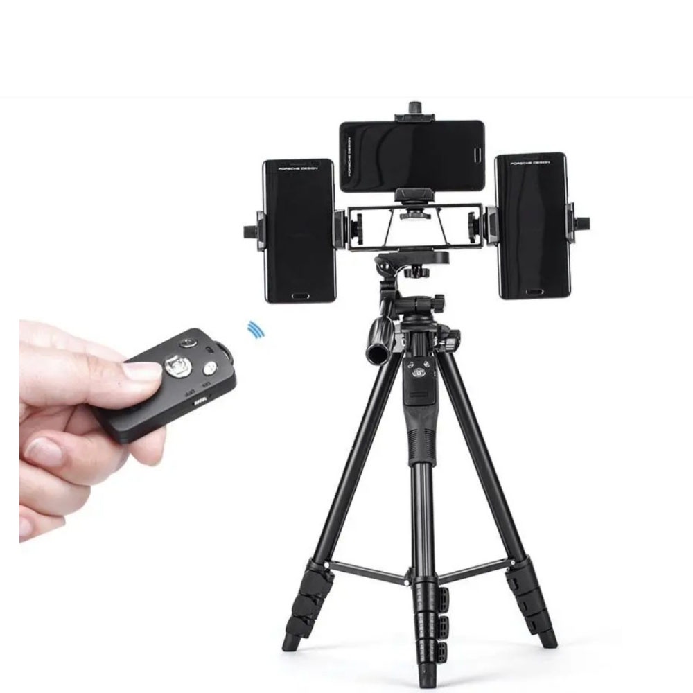 Giá đỡ điện thoại Yunteng 6108 kèm Remote Bluetooth