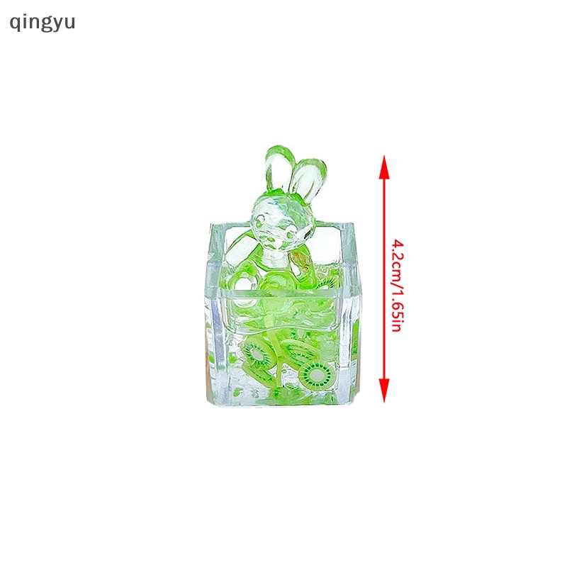 Bộ 2 Đồ trang trí Thỏ Bunny Hoạt Hình Dạ Quang Trang Trí Tiểu Cảnh