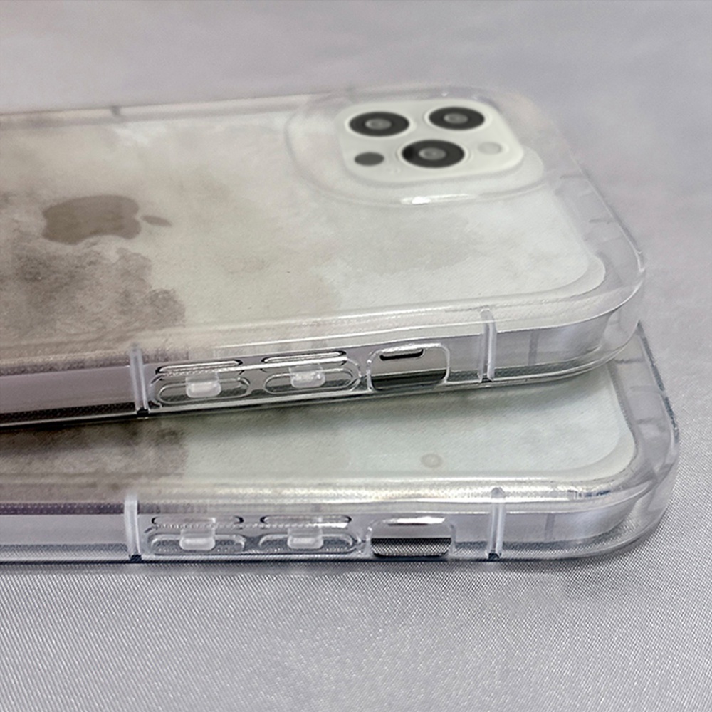 Ốp Điện Thoại TPU Mềm Dày Chống Sốc Họa Tiết Phong Cảnh Cho IPhone 11 12 13 14 Pro Max