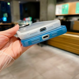 Casing For iPhone 15 14 13 12 14plus 14+ 13pro 14pro 12pro PRO MAX Clear With Lens Protector Solid Color Transparent Shockproof Soft Phone Case 1MY 01